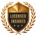 A-V Emergency Plumbing Repair licensed and insured badge